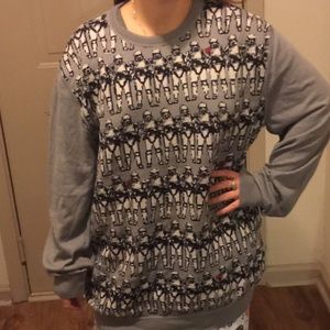 Star Wars Stormtrooper Print Knit Jumper Sweater